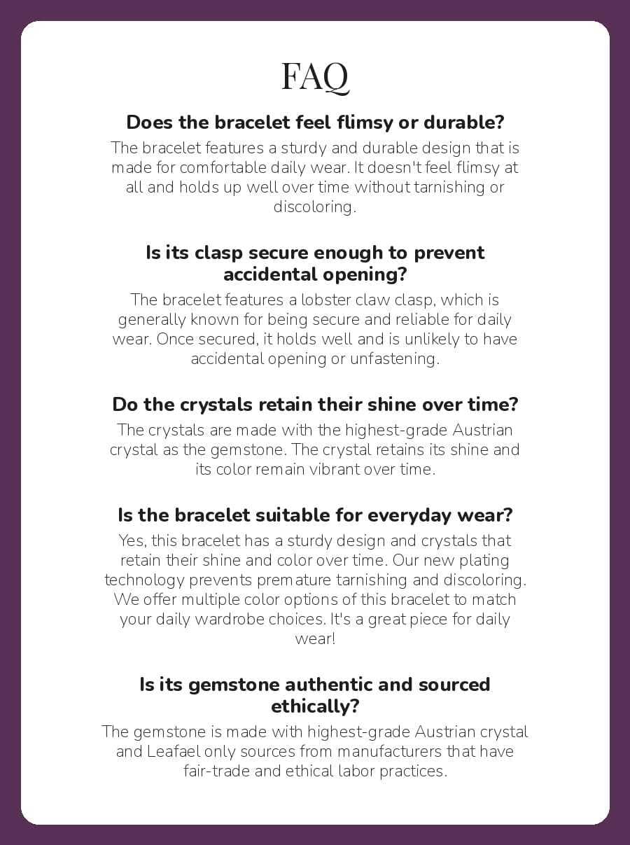 Leafael Infinity Love Heart Gift Bracelet for Women, October Birthstone Crystal, Tourmaline Hot Pink, Silver Tone, 7-inch Chain and 2-inch Extender