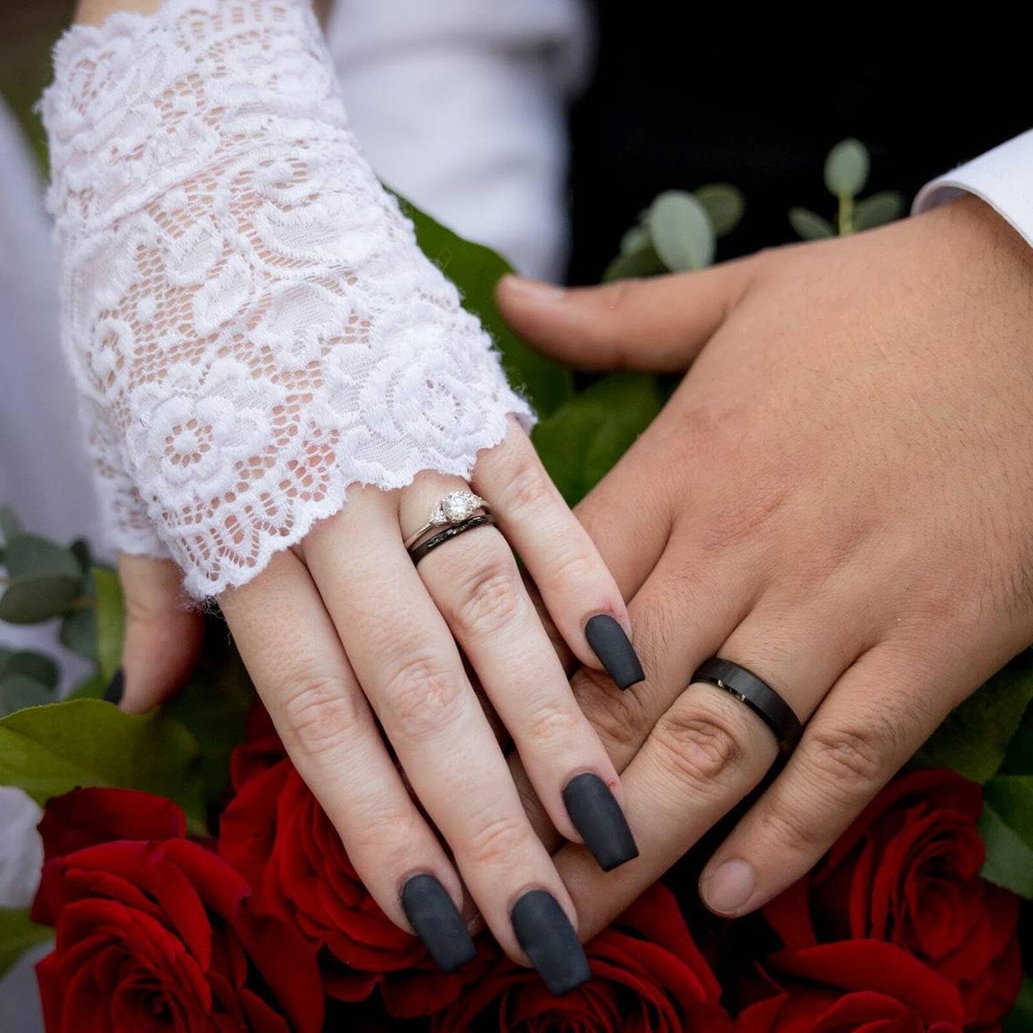 TRUMIUM 2mm Tungsten Rings for Women Men Thin Wedding Bands Engagement Promise Wedding Ring Beveled Edges Plain Domed Size 7