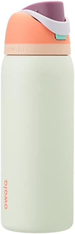Owala FreeSip Insulated Stainless Steel Water Bottle - 40 oz BPA-Free with Straw | Surfs Edge Design