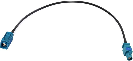 Yuslao 12inch 30cm 4G Fakra Z Female to Fakra Z Male Connector Cable Vehicle Car Antenna Extension Cable for Car Stereo