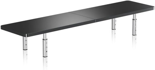 3 Notebook(MST016L) suptek Dual Monitor Stand Riser,Large Monitor Laptop Stand Riser Adjustable Heights Computer Stand