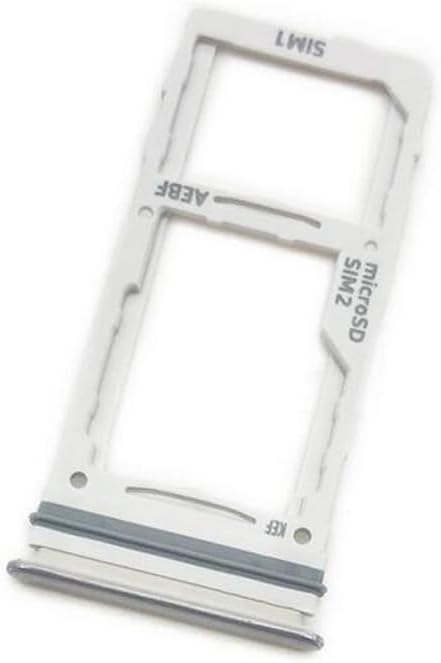 A72 SM-A725F Sim Card Slot Tray Holder Sim Card Reader Socket for Samsung Galaxy - Silver