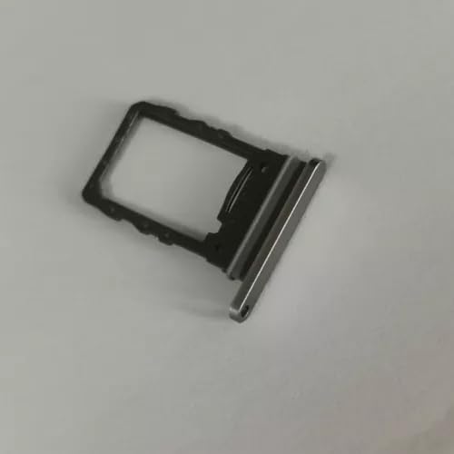 6 F7410 SIM Card Tray Holder Slot Replacement Compatible with Samsung Galaxy Z Flip (Silver)