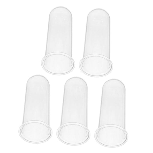 BESPORTBLE 5pcs Glass Test Tube Vases Set Hydroponic Plant Vase for Balcony Flower Preservation Plant Terrarium Indoor Planter