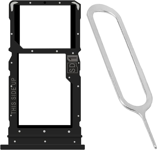 AceSoft 2020 XT2041-4 Replaceable Standard Portable SIM and Memory Card Tray Holder w/SIM Card Ejection Pin Compatible