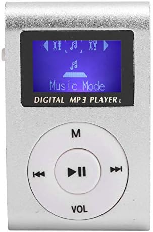 Zopsc-1 MP3 Portable Mini Music Player with LCD Screen, Built-in Memory, Expansion Slot, Sports Back Clip, Ultralight