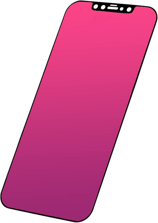12 12 6.1 inch EGKimBa Privacy Screen Protector compatible with iPhone /iPhone Pro, Gradient Colorful Electroplated