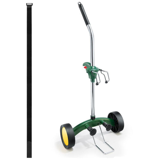 Yeatool Garden Pot Mover Dolly Heavy Duty Plant Caddy Wheeled Trolley with Adjustable Handle Flat Free Wheels for Plant Pot