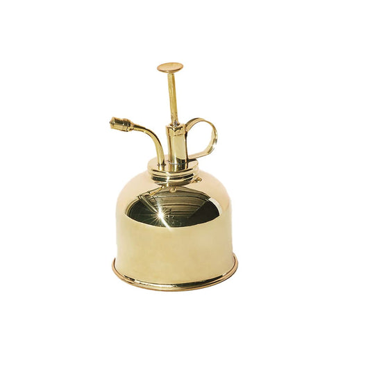 Modern Sprout Plant Mister, 8 oz Indoor Watering Can, Aesthetic Plant Sprayer & Water Mister Spray Bottle, Garden Watering Can for Seed Starting, Vintage-Inspired Gift for Green Lovers - Brass
