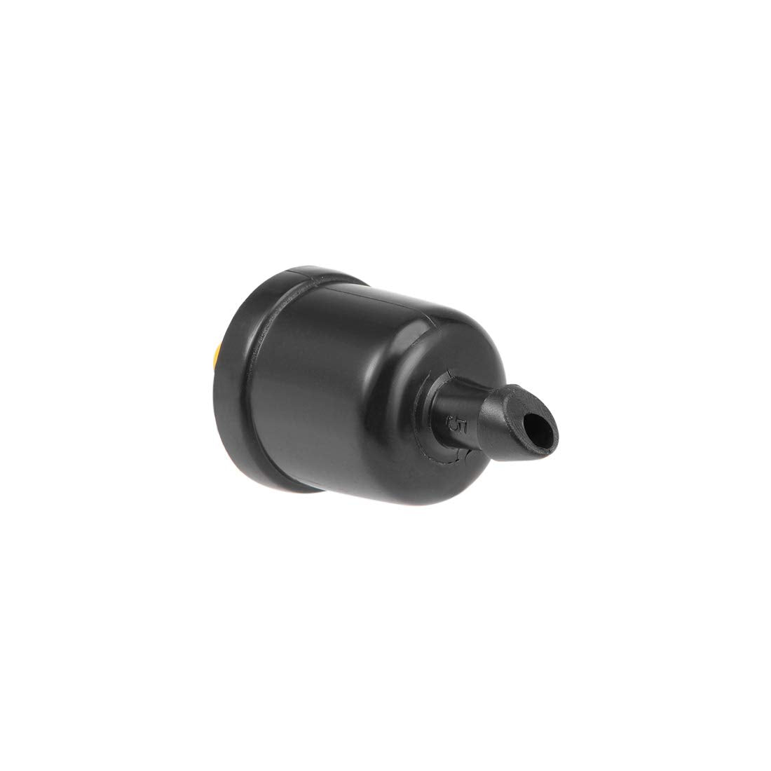 uxcell Pressure Compensating Dripper 5 GPH 20L/H Emitter for Garden Lawn Drip Irrigation with Barbed Hose Connector Plastic Yellow 50pcs