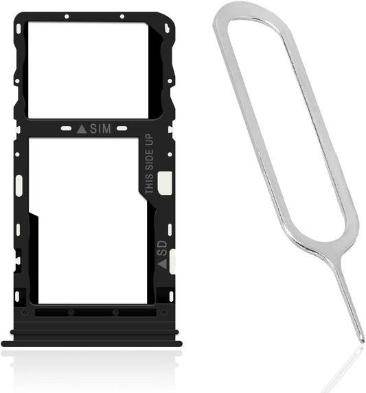 AceSoft 5G T779W Portable Extra SIM and Memory Card Tray Holder + SIM Card Ejection Pin Compatible with TCL Stylus