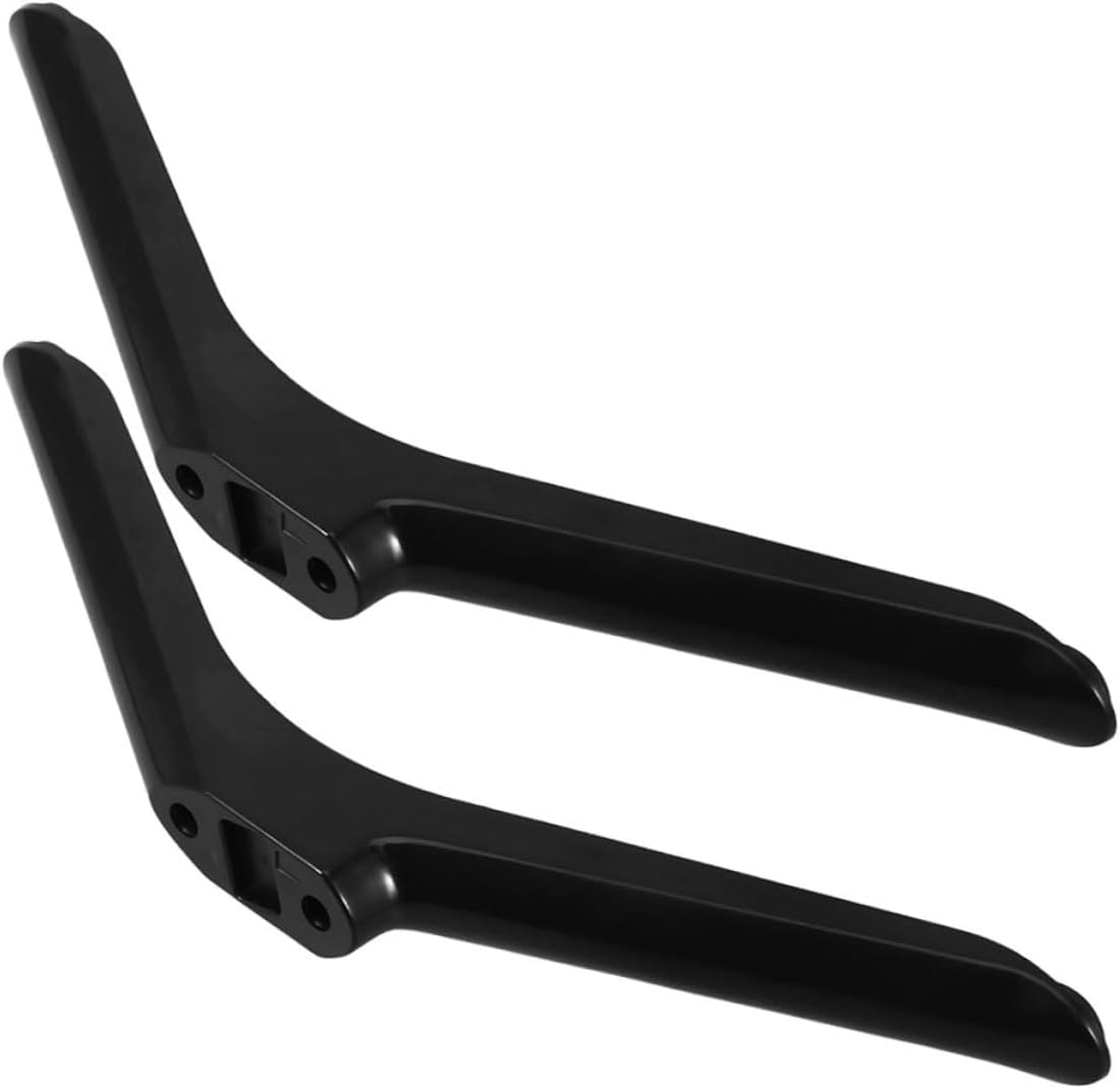 Kichvoe 55 Inch Tv Stand Base Legs for Tvs Stable Black Plastic Television Holder Stand with Screws Replacement for LCD