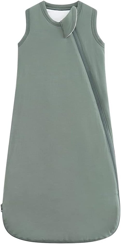 HAPIU Baby Sleep Sack - Unisex Bamboo Rayon, TOG 1.0, 2-Way Premium Zipper Wearable Blanket