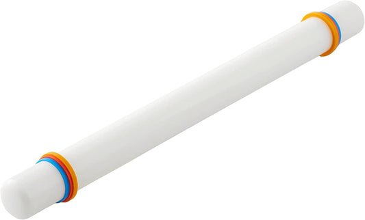 Wilton Large Fondant Rolling Pin - Perfect for Rolling Fondant on Tiered Cakes | 20-Inch with Guide Rings