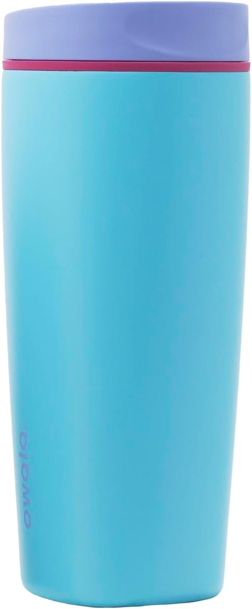 Owala SmoothSip Coffee Tumbler - Insulated Stainless Steel, BPA-Free, 20 oz, In Bloom Design