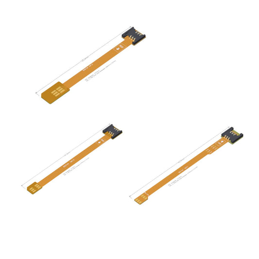 ADTLINK (B3014A-N(Micro ADT-Link Micro SIM Mini SIM Nano SIM FPC Cable Sim Card Small to Small Converter Adapter Small