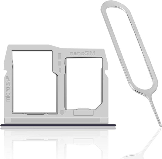 AceSoft 6 LM-Q730VM Replaceable Easy to Install Portable SIM and Memory Card Tray Holder w/SIM Card Ejection Pin