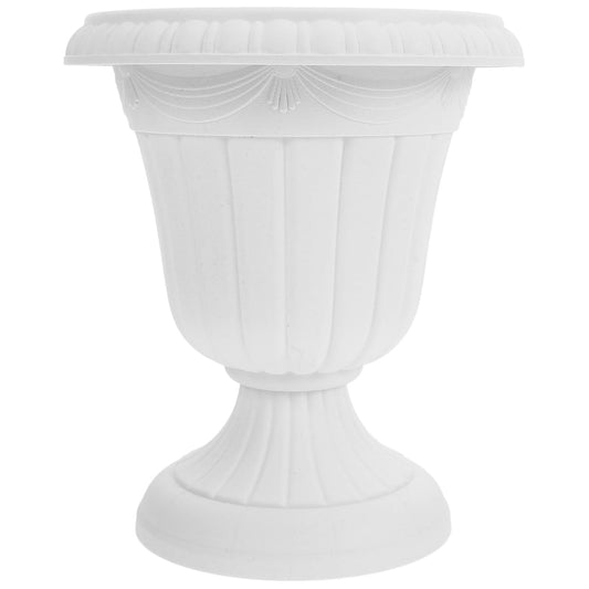 Totority Roman Column Flower Pot 11.81In Vintage Pedestal Planter Antique Style Table Centerpiece for Home Indoor Garden Wedding Decor