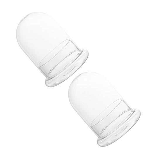 Totority 2pcs Glass Ecological Terrarium Bottle for DIY Micro Landscape Display Decorative Container for Desk Plants and Miniature Gardens
