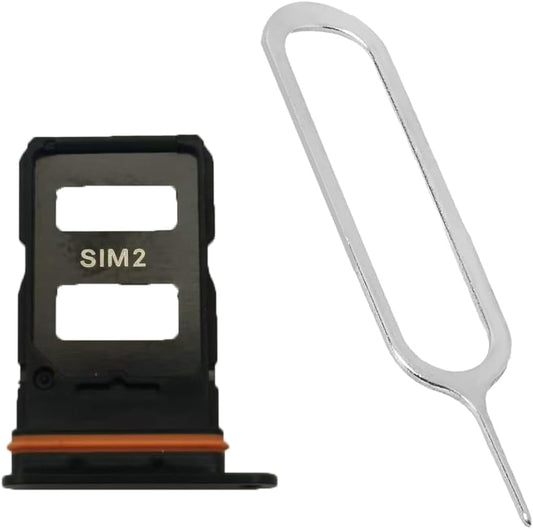 AceSoft 13 Substitutable Excellent Upgraded Standard Spare Dual SIM Card Tray Holder + SIM Card Ejection Pin Compatible