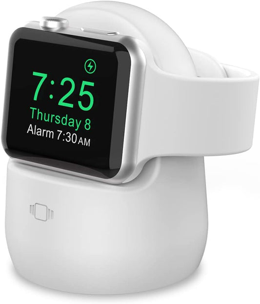 AHASTYLE 3, 2, SE3, SE2, 11 10 9 8 7 6 5 4 3 2 1 (49/46/45/44/42/41/40/38mm), iWatch Stand Silicone Charging Dock