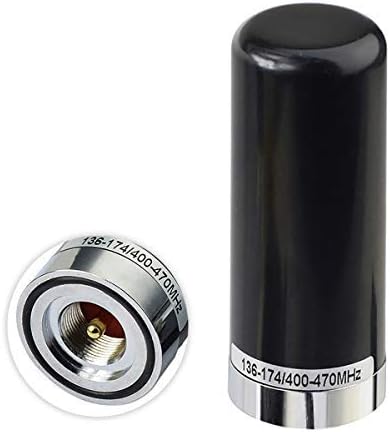 BINGFU 136-174MHz 400-470MHz PL259 Vehicle Ham Radio Antenna Dual Band VHF UHF Low Profile Male Connector Antenna