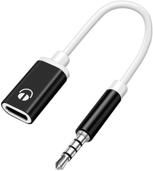Zenarao 3.5mm USB C to Audio Adapter, Noise Cancelling Headphone Jack Converter for Smartphones, Tablets, Laptops