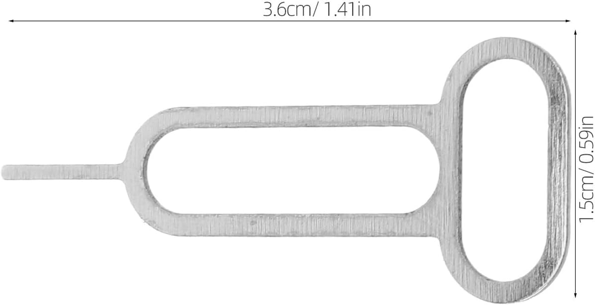 300pcs Set DOITOOL Universal Sim Card Ejector Pin Tool with Keychain Mobile Phone Card Removal Needle for Cell Phones