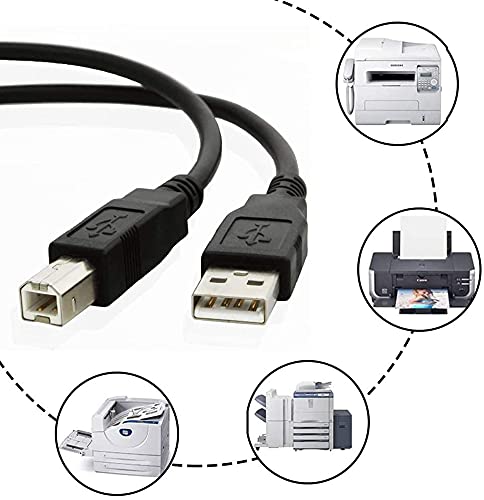 BestCH 6ft (6FT) C4235 C4240 C4250 Beatch USB Cable PC Laptop Data Sync Transfer Cord for HP Photosmart/PSC/Business