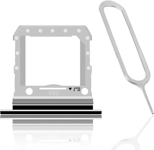 AceSoft 5G SM-F707U Replacement Easy to Install Durable Single SIM Card Tray Holder w/SIM Card Ejection Pin Compatible