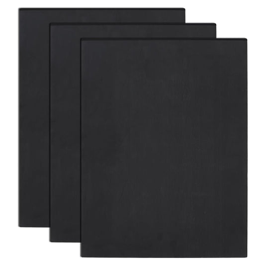 BENECREAT 3 Sheets 3mm Black Foam Boards, 11.8x15.7" Rectangle Foam PVC Sheet Poster Board Mount Board for Mounting, Crafts, Modelling, Art, Display, School Projects