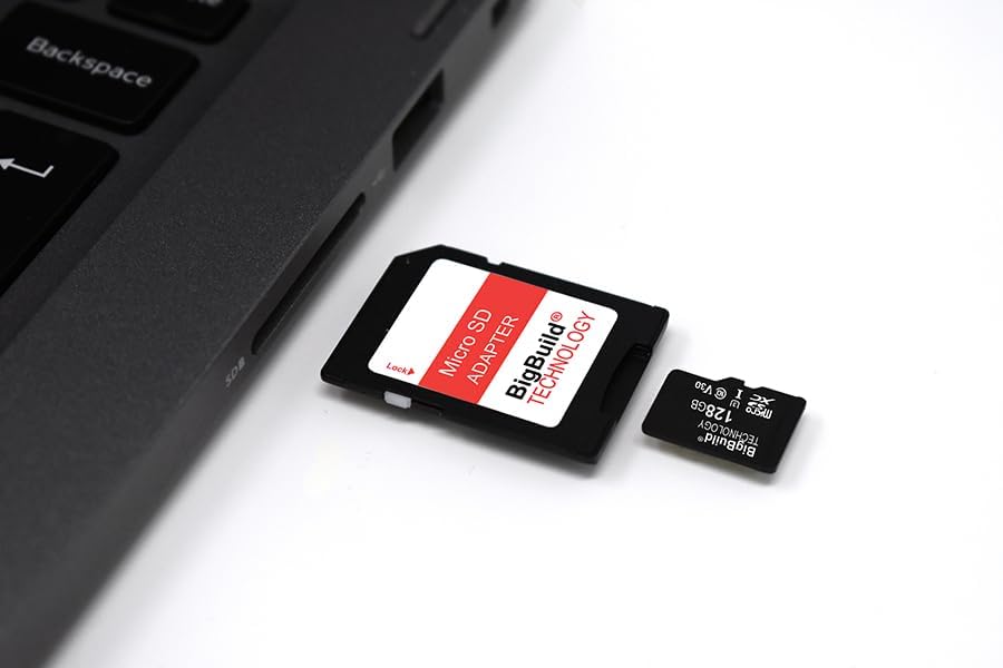 BigBuild Technology 128GB 100MB/s U3 A01/A01 A02/A02s, A03/A03s/A03 Ultra Fast microSDXC Memory Card for Samsung Galaxy