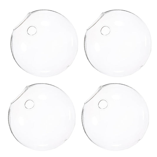 Toyvian 4pcs Wall Hanging Glass Terrarium Planter Vases for Hydroponic Plants Glass Flower Pots Decorative Indoor Outdoor Home Décor