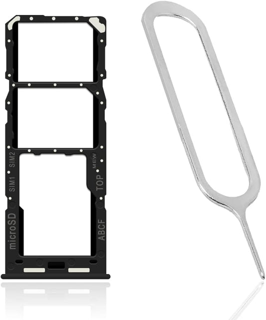 AceSoft A23 5G SM-A236U Premium Real Substitutable SIM and Memory Card Tray Holder + SIM Card Ejection Pin Compatible