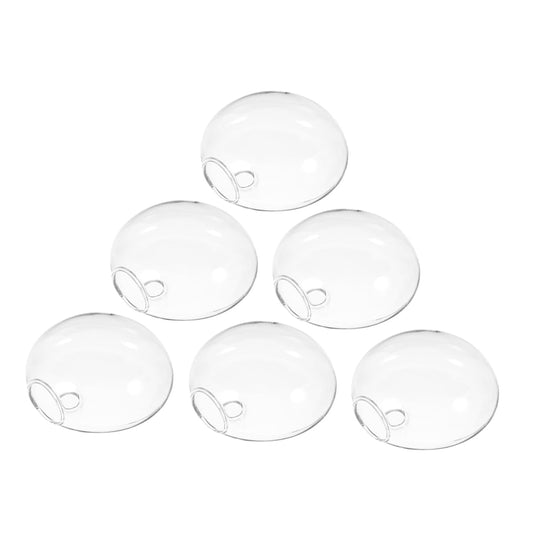 Alipis 6pcs Stylish Wall Hanging Hydroponic Vase Glass Terrarium for Indoor Plant Decor
