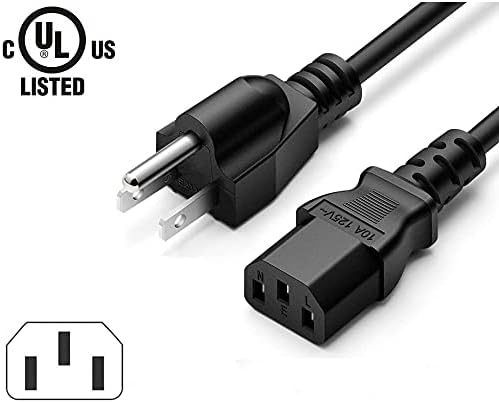 BestCH PLC-XT25 PLC-XU116 AC Power Cord Outlet Socket Plug Cable for Sanyo Portable Multimedia LCD XGA Projector
