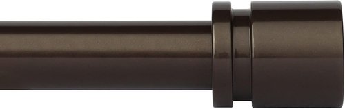 Byondeth Curtain Rods - Adjustable 16 to 144 Inches | 1 Inch Diameter with Antique Bronze Finish