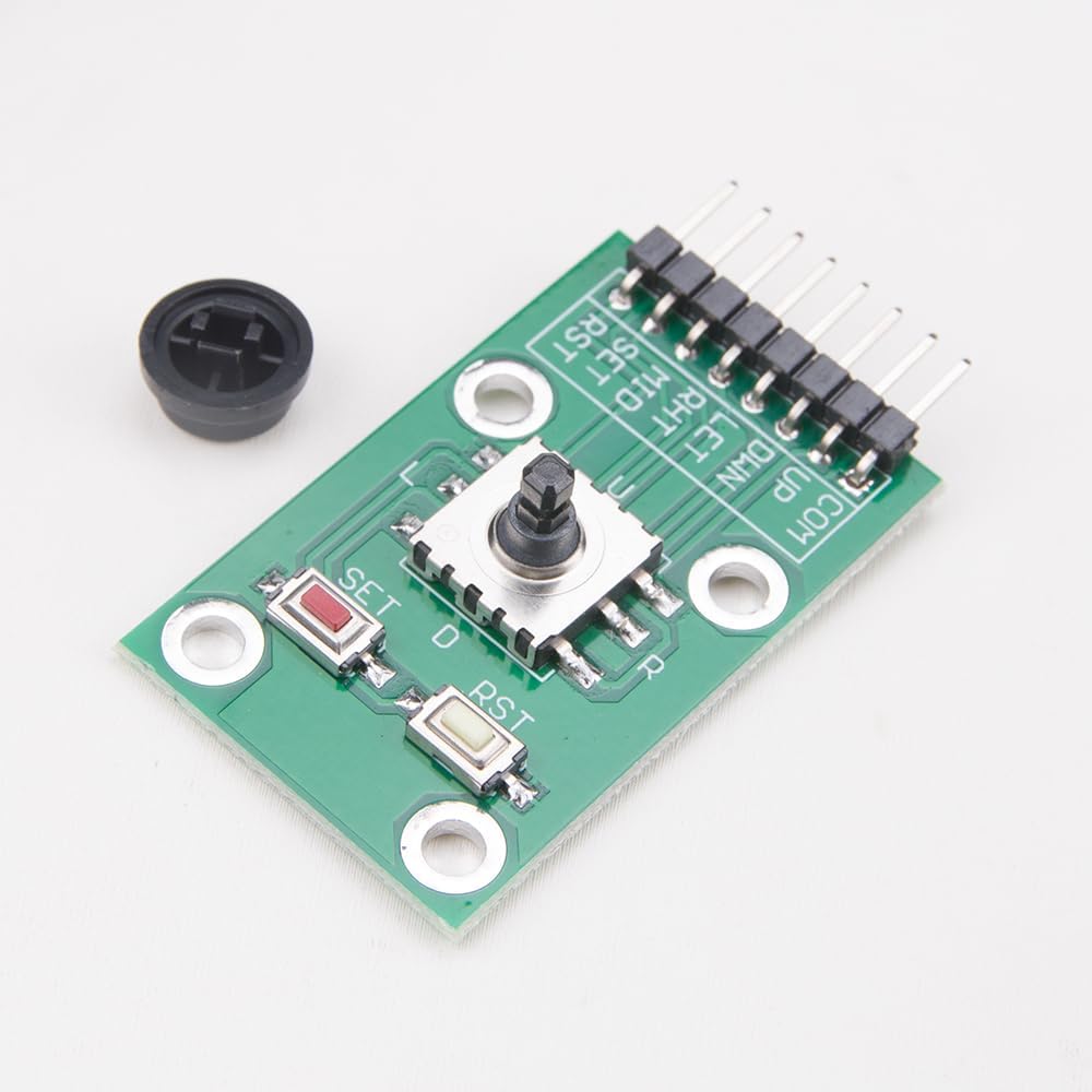 KOOBOOK 2Pcs 5-Channel 5D Five Direction Navigation Button Module Rocker Joystick Independent Keyboard for Arduino MCU