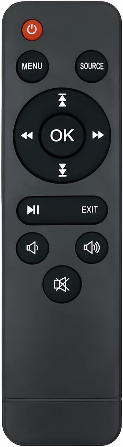 ZECARFA M8-F M8-F A008 V08 M10 HI-04 Control(M8-F Replacement Mini Projector Remote Compatible with AuKing / / NISOO /