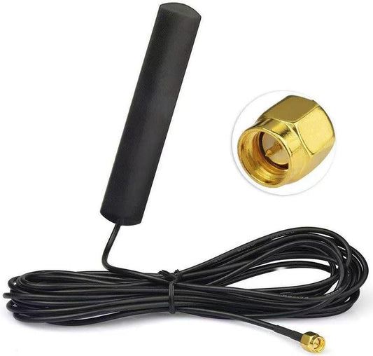 BKAEIMSTWR 10FT 4G 700-2600MHZ LTE GSM Antenna Omni-Directional Adhesive Mount Antenna with SMA Male Connector for Car