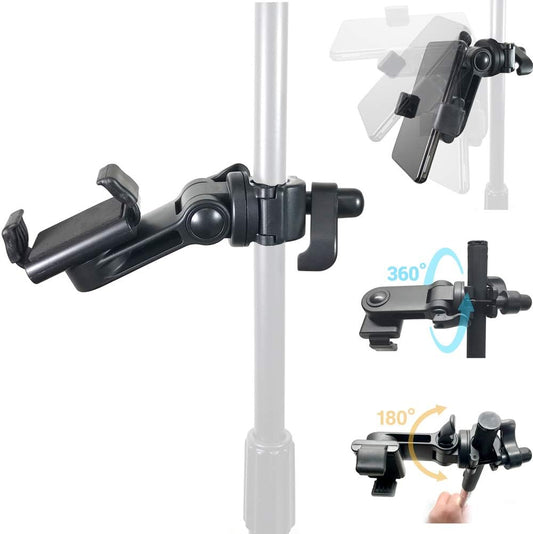 Accessory Basics w/360 3.75 inches AccessoryBasics Music Boom Mic Microphone Stand Smartphone Mount Swivel Adjust