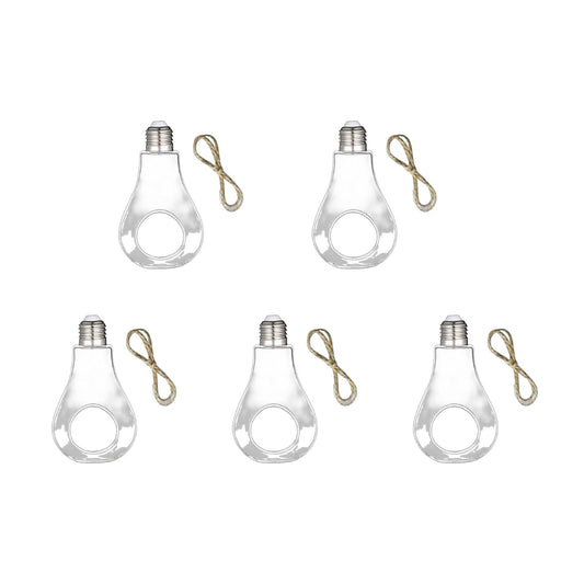 BEIYINAI Bulb Shaped Hydroponic Glass Vase Plant Flower Fish for Tank Terrarium for Creative Art Flower Glass Vase Hanging Plant Bulbs