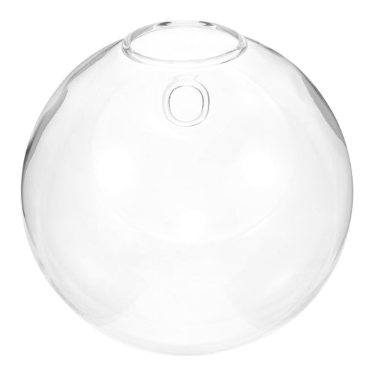 BEBEMOKO Hydroponic Glass Vase Wall Hanging Planter 15cm Terrarium Bottle for Indoor Plant Propagation and Home Décor with Non-Marking Hook