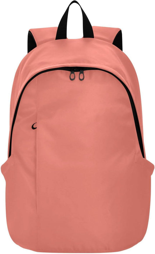 Backpack 25L Daypack Backpack 15.6 inch Salmon Laptop for Women Men Casual Hiking Bag Travel for Laptop Salmon
