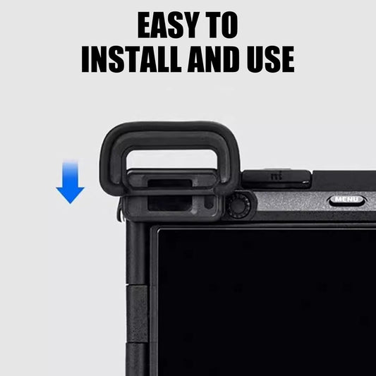 Zeizafa A6700/A7CR/A7CM2 Soft Extension Eyecup Camera Extension Finder Protector Comfortable Rubber Ergonomic Camera