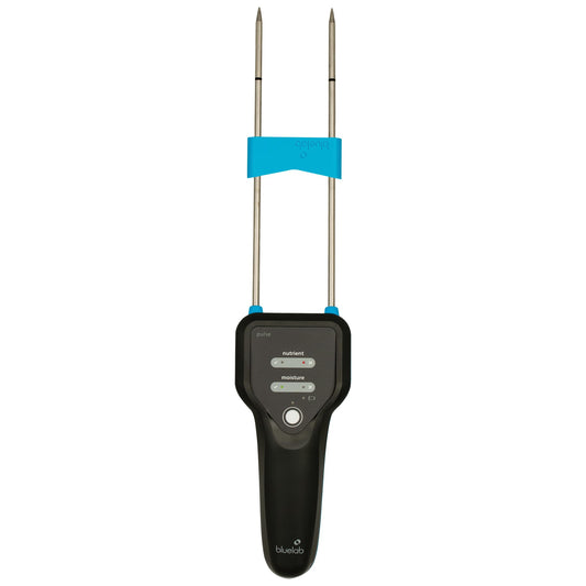 Bluelab Pulse Meter - Handheld Digital Soil Meter Measures Nutrients (TDS), Moisture & Temperature directly from the Root Zone - Grow Healthier Plants with Fast, Accurate Measurements
