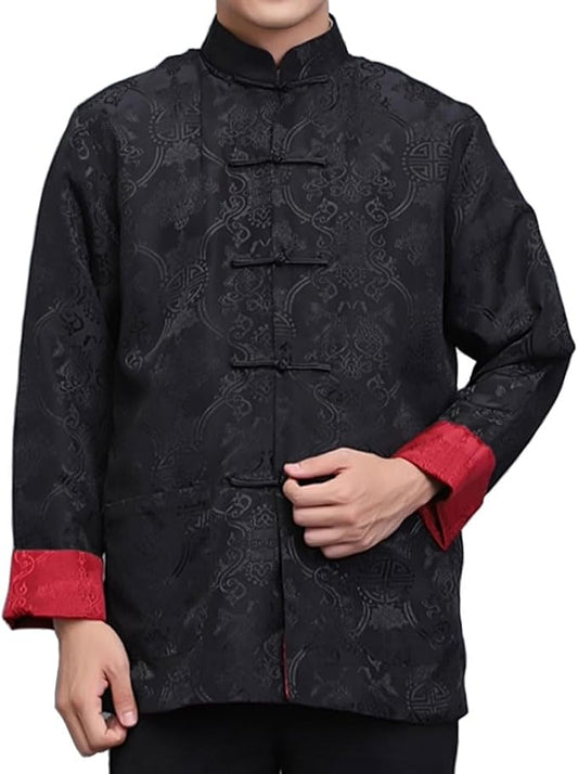 Kung Fu Tops Uniform Tang Men Chinese Traditional Clothing Hanfu Martial Arts