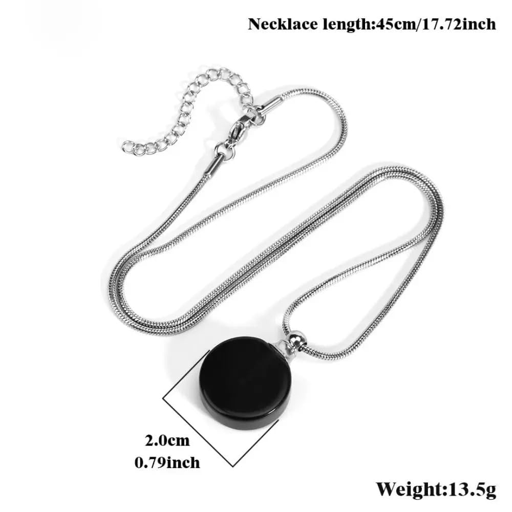 925 Sterling Silver Essential Oil Necklace For Women And Men, 14K Gold Filled Natural Stone Round Perfume Bottle Necklace, Essentials Oil Diffuser Vial Necklace (6 - Essential Oil Necklace)