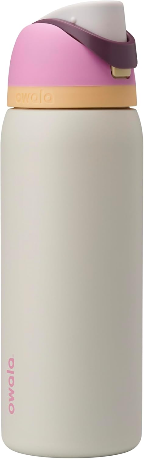Owala FreeSip Stainless Steel Water Bottle - Insulated & BPA-Free, Perfect for Travel | 32 Oz, Daybreak