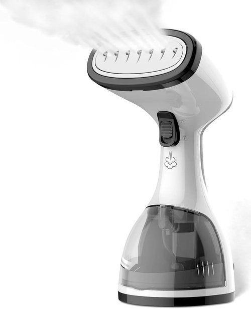 Kolohoso Handheld Garment Steamer - 1500W Fast Heat Up, Portable Travel Design, 260ml Tank - Grey